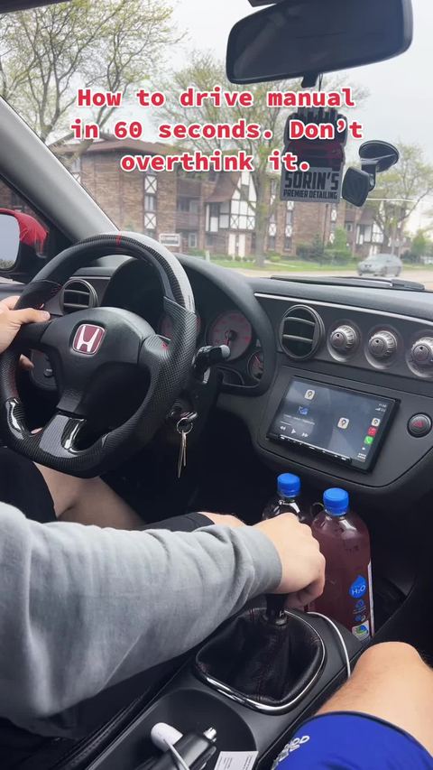 How to drive manual transmission in 60 seconds tutorial
